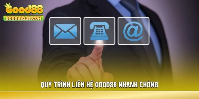 Quy trình liên hệ Good88 nhanh chóng
